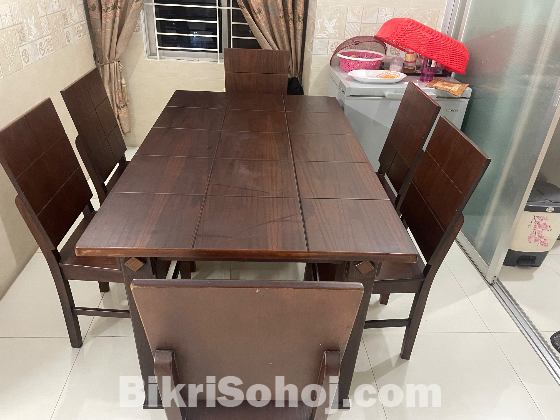 Dining Table with 6 Chairs
